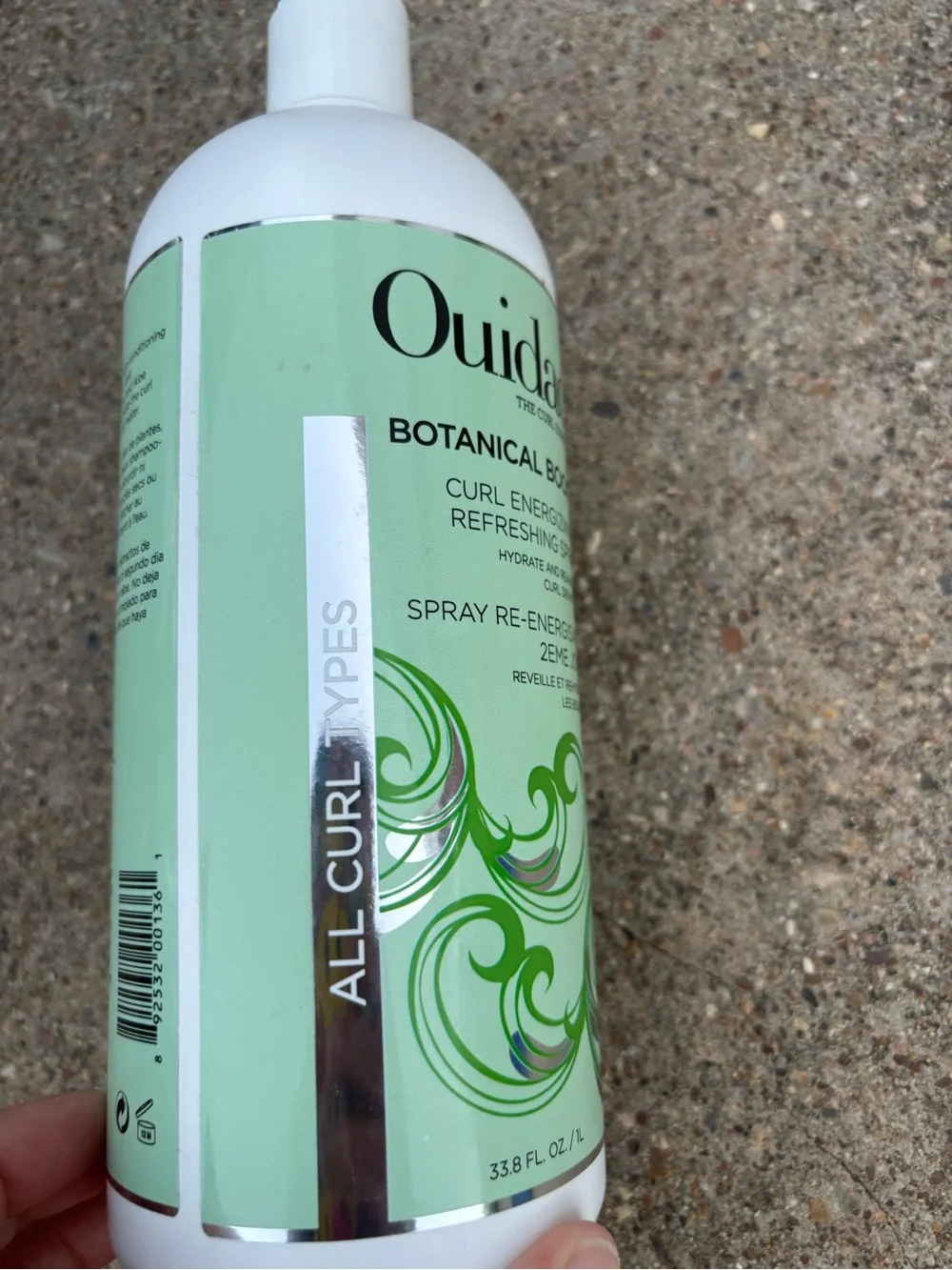 Botanical Boost Curl Energizing & Refreshing Spray - Mint Green
